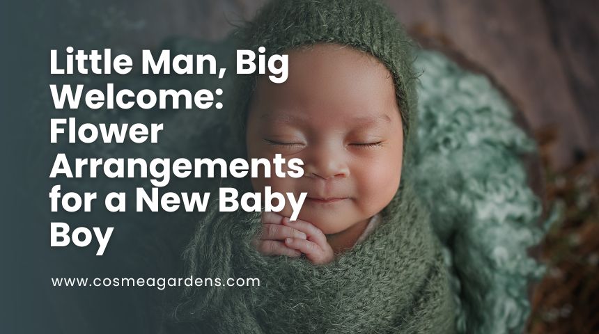 Little Man, Big Welcome: Flower Arrangements for a New Baby Boy