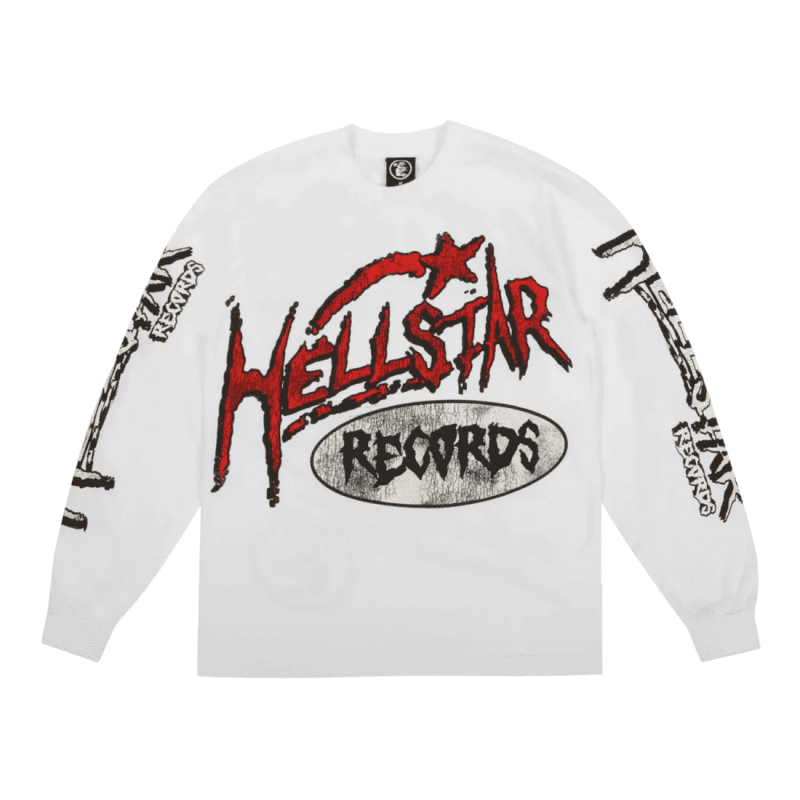 New White Hellstar Long Sleeve Shirt
